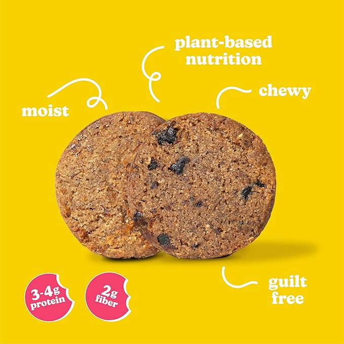 Love + Chew - Banana Bread and Cherry Almond Minis - 16 Count - Tasty, Gluten Free Cookies - Vegan