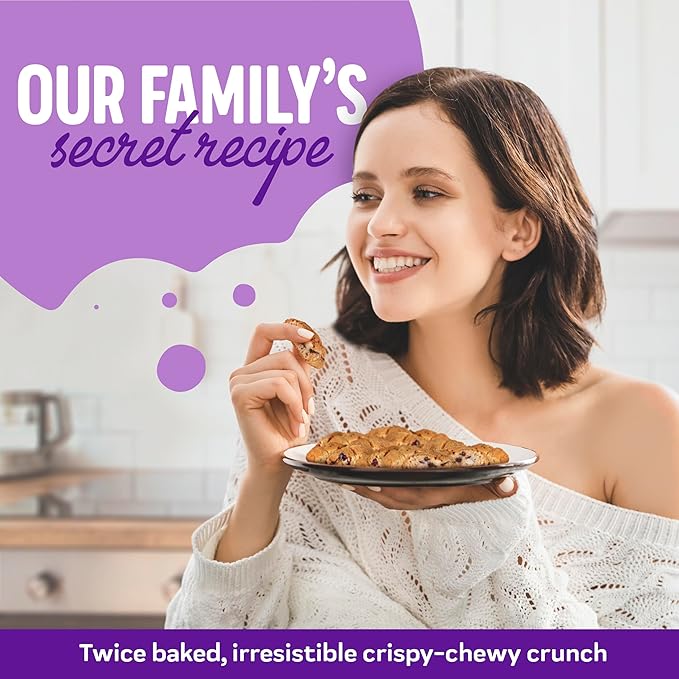 Cooper Street Italian Biscotti Cookies - Twice Baked Biscotti Style Cookie Biscuits in Delicious