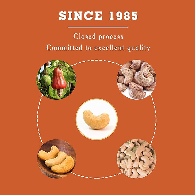 LAFOOCO Honey Roasted Cashews, Sweet Tasty Gourmet, Vietnam Cashew, Rich in Nutrients, Gift for