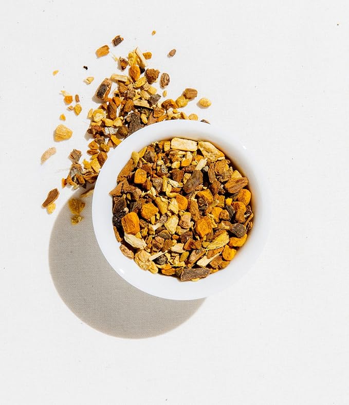 Art of Tea | Bright Eyed Turmeric Ginger Tea - Caffeine Free Turmeric Ginger Tea Bags | 50 Eco