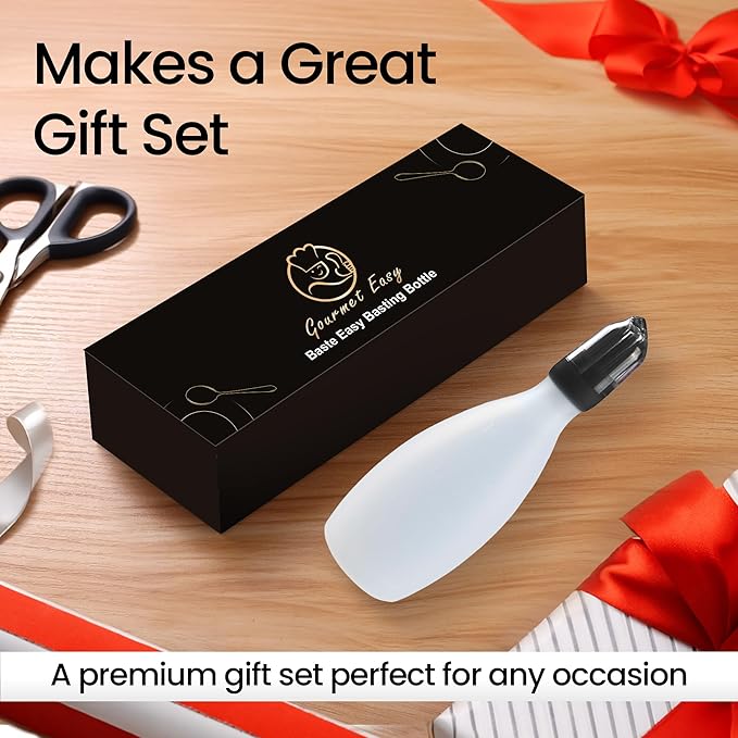 Silicone Pastry Brush, All-in-One Silicone Basting Brush with Sauce Bottle, Heat Resistant BBQ