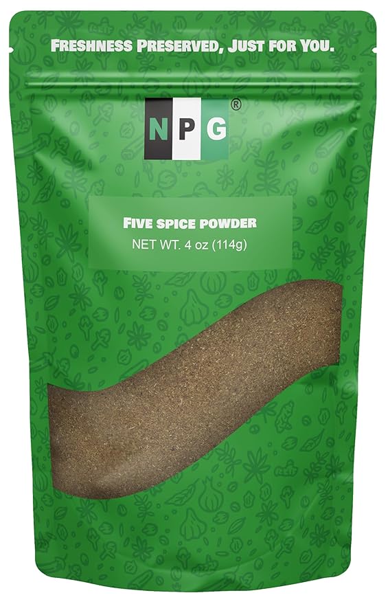 NPG Authentic Chinese Five Spice Powder 4 Ounces, Gluten Free, All Natural Ground Chinese 5 Spice