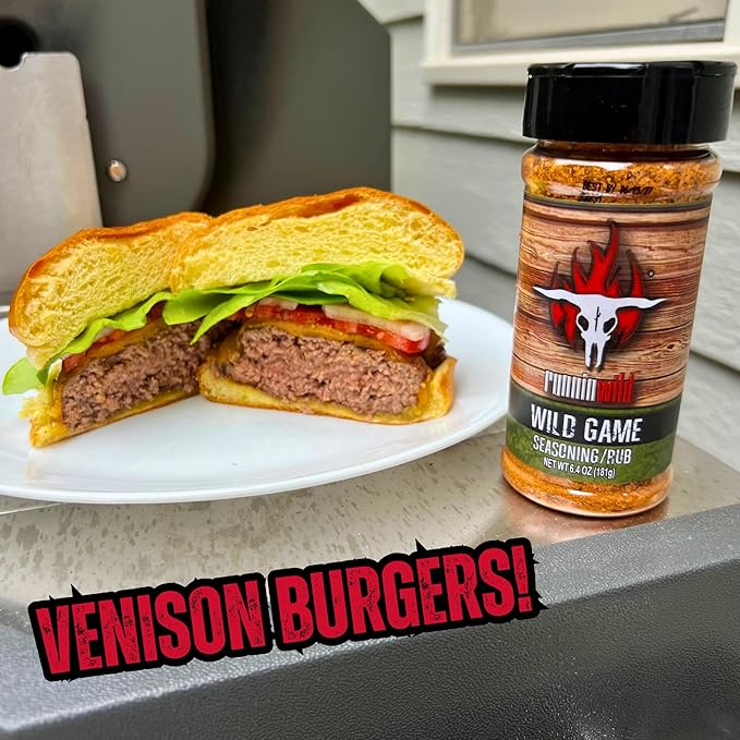 Gourmet Wild Game Seasoning | Premium Game Meat Rub for Venison, Lamb, Deer, Sausage, Jerky, Boar