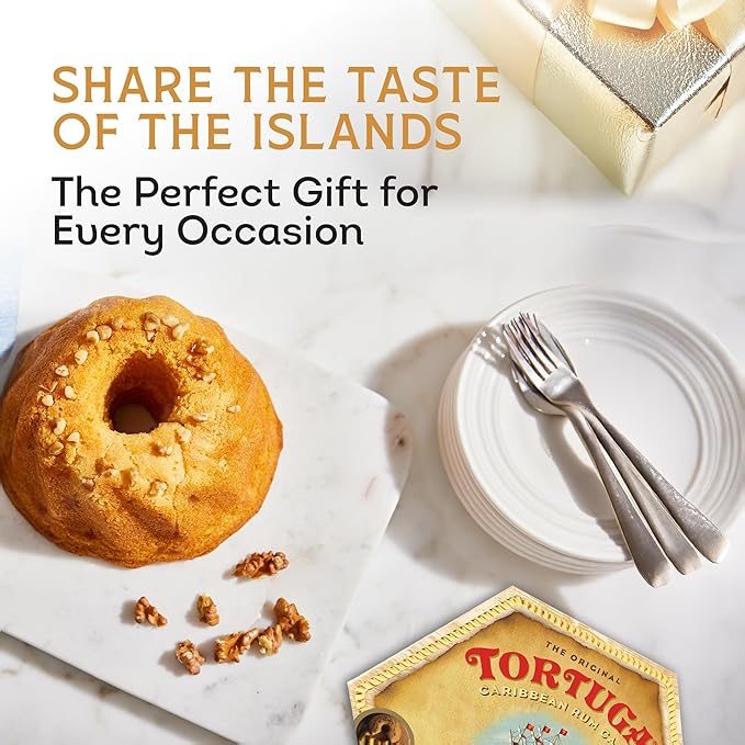 TORTUGA Provenance Rum Cake Variety Pack ??4 oz. - 6 Pack - The Perfect Premium Gourmet Gift for