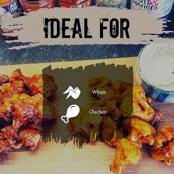 Angus & Oink | Buffalo Soldier Rub | Ultimate Spice Blend for Buffalo Wings | Unleash the Heat |