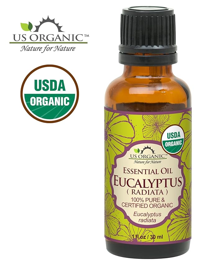 US Organic 100% Pure Eucalyptus Essential Oil (Radiata) - USDA Certified Organic, Steam Distilled