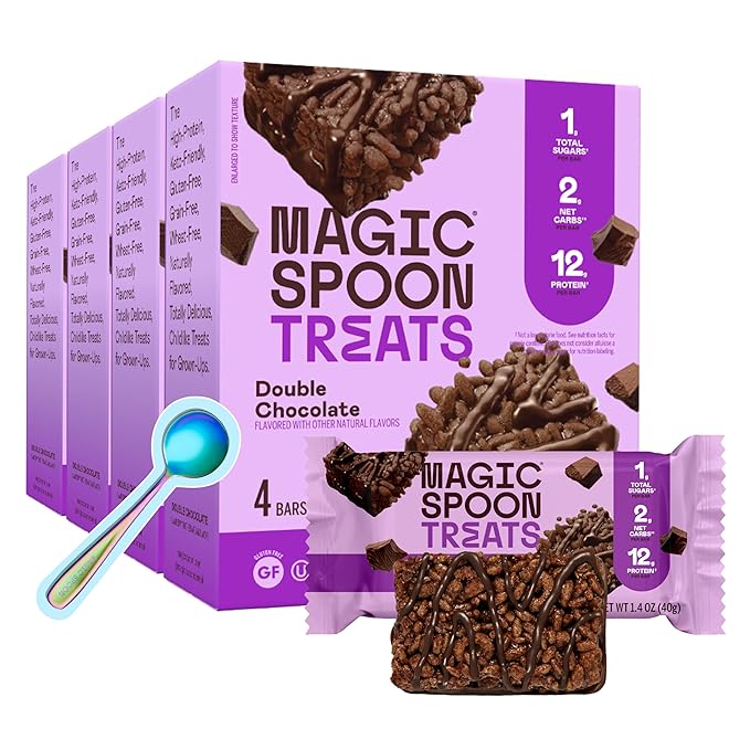MAGIC SPOON Treats - High Protein, Low Carb, Keto Friendly, Low Sugar, Gluten Free, Crispy Protein