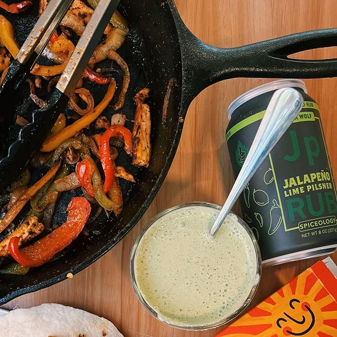 Spiceology & Derek Wolf - Jalapeno Lime Pilsner - Beer-Infused Barbecue Rubs, Spices and Seasonings