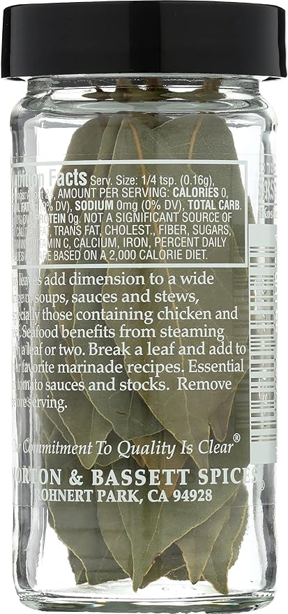 Morton & Bassett Turkish Bay Leaves 0.1 ounce