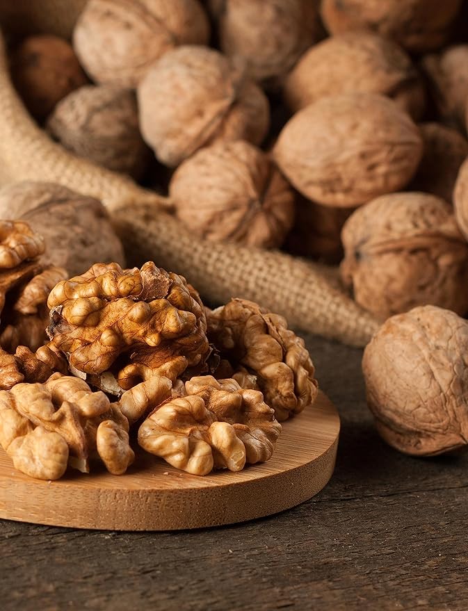 Anna and Sarah Walnuts in Shell - New Crop - Jumbo - Chandler - Natural Shells - Not Bleached (2