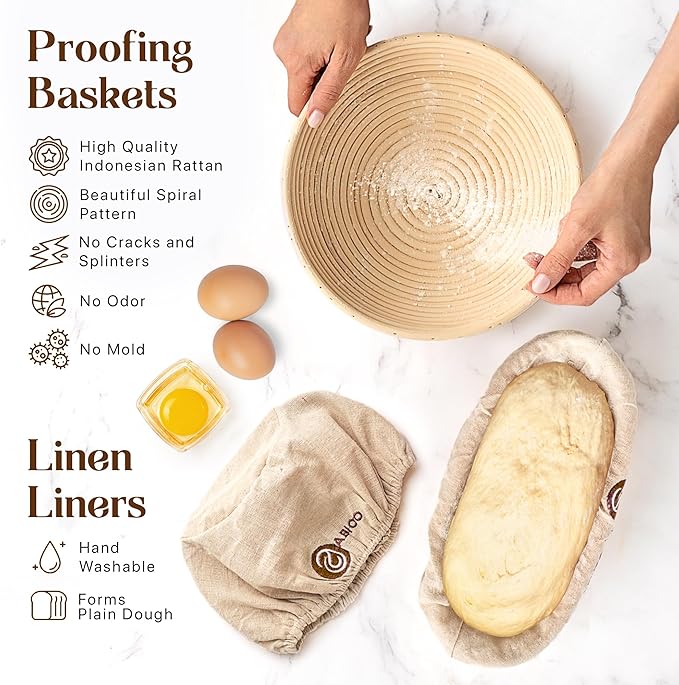 Sourdough Kit with Professional Bread Making Tools - A Complete Sourdough Bread Making Kit