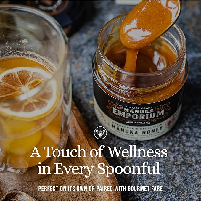 Manuka Emporium Manuka Honey MGO 263+ | Raw Monofloral New Zealand Honey | 8.8oz Glass Jar |