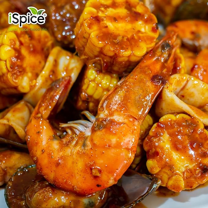 iSpice - Salt-Free | Sugar free | 100% Fat Free Pure Wellness Seafood Super Spice Blend | All