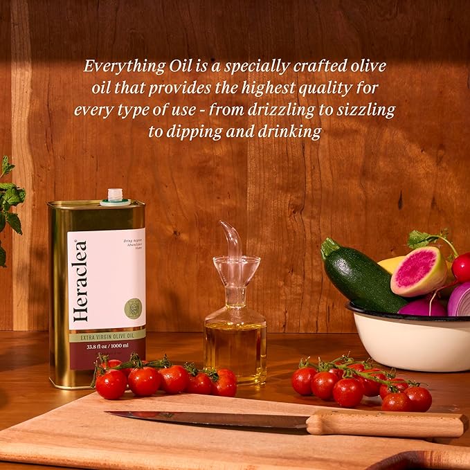 Heraclea - Everything Oil - Extra Virgin Olive Oil - Organic Olive Oil - Extra Virgin - Cold