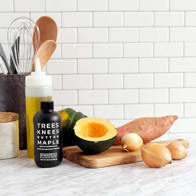Trees Knees Butter Maple, Organic Maple Syrup with Sea Salt, Vegan, Gluten-Free, Paleo-friendly