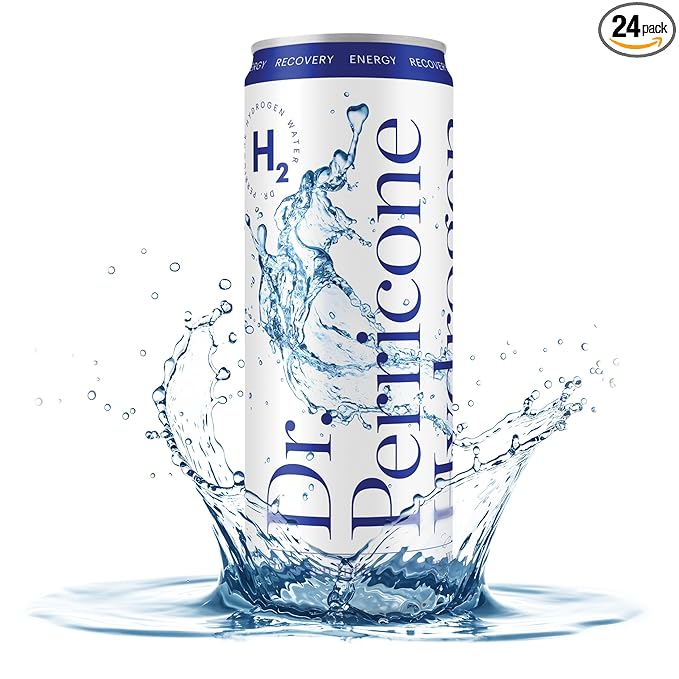 Dr. Perricone Hydrogen Water 24-Pack (12oz) Artesian Water w/ 1.0–1.5ppm Hydrogen – Natural
