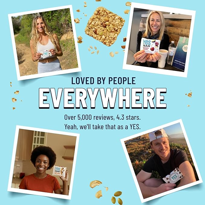 YES Bar ??Salted Maple Pecan ??Plant Based Protein, Decadent Snack Bar ??Vegan, Paleo, Gluten Free