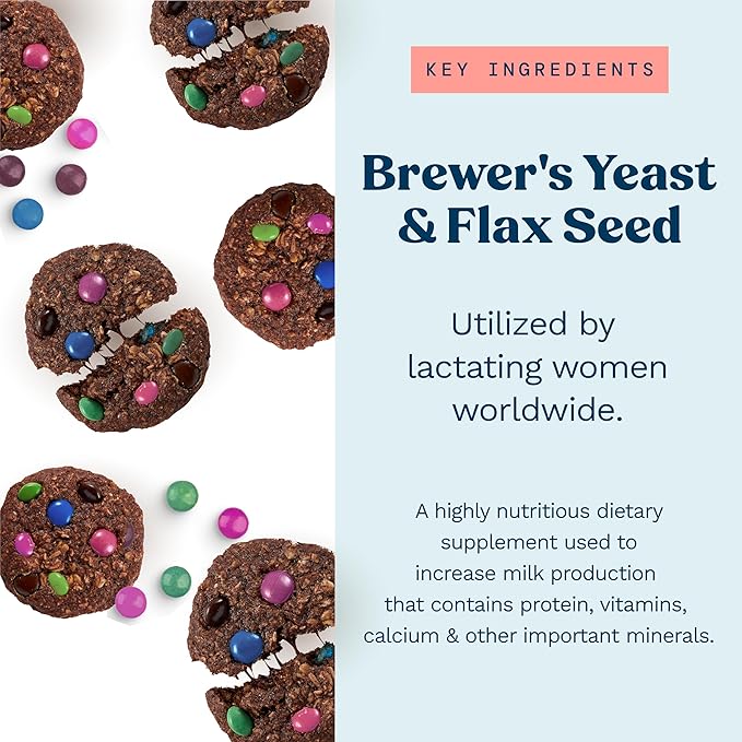 Lactation Cookies Mix - Oatmeal Breastfeeding Cookie Supplement Support for Breast Milk Supply