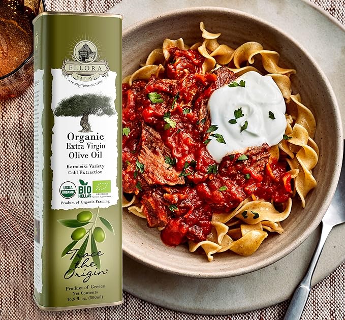 Ellora Farms, Extra Virgin Olive Oil, Organic Cold Press, Traceable Single Origin Olive Oil