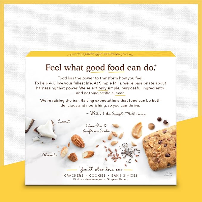 Almond Flour Snack Bars (Peanut Butter Chocolate) with Organic Coconut Oil, Chia Seeds, Sunflower