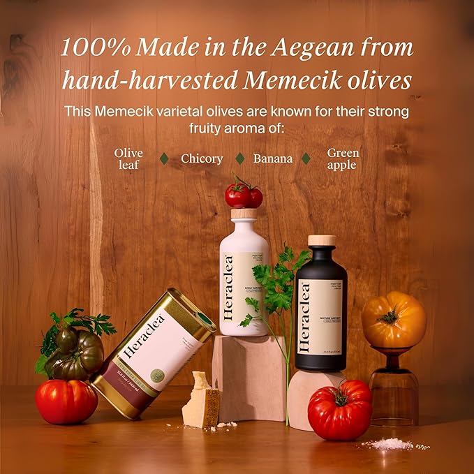 Heraclea - The Pairing - Organic Extra Virgin Olive Oil - Cold Pressed - Organic Olive Oil - Cold