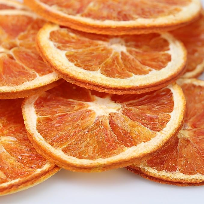 iGAOZM Dehydrated Blood Orange Slices,7.05oz/200g,Dried Blood Orange Slices for Cocktails,No Sugar