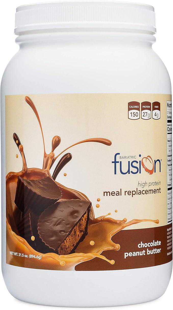 Bariatric Fusion Meal Replacement Protein 21 Serving Tub Chocolate Peanut Butter for Bariatric