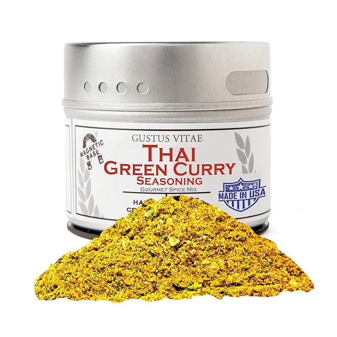Thai Green Curry Seasoning | All Natural | Non GMO | Hand Crafted | 2.0 oz (57 g) | Gourmet Spice
