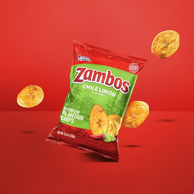Zambos Plantain Chips Chile Limon (Pack of 2)