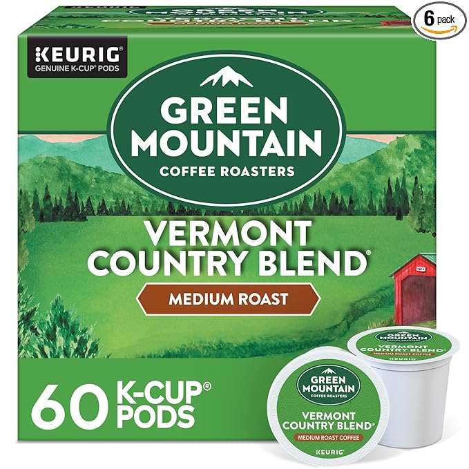 Green Mountain Coffee Roasters Vermont Country Blend Keurig Single-Serve K-Cup Pods, Medium Roast