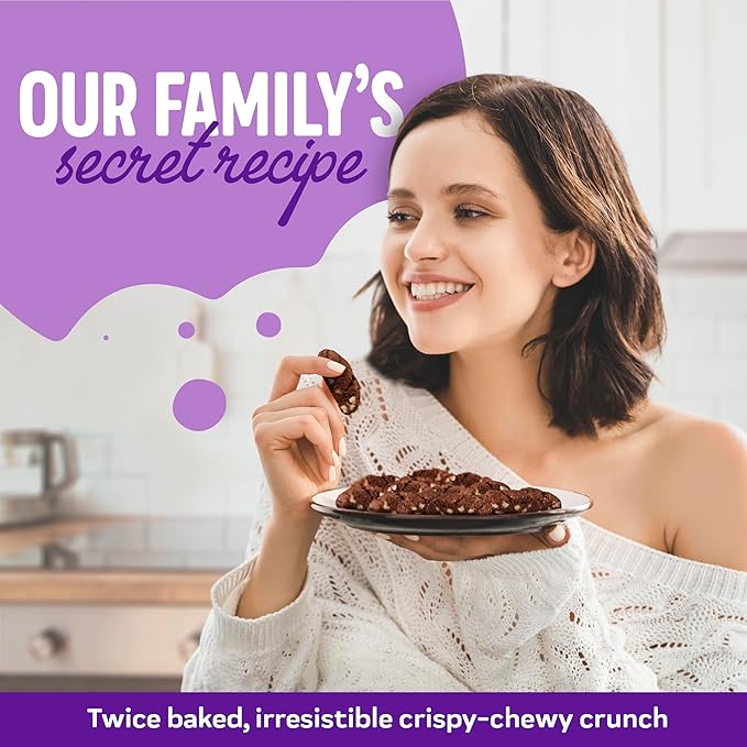 Cooper Street Italian Biscotti Cookies - Twice Baked Biscotti Style Cookie Biscuits in Delicious