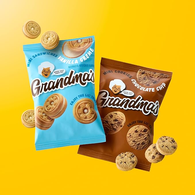 Grandma's Cookies, Mini Cookies Variety Pack, (Pack of 30)