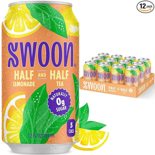 Swoon Half Unsweetened Iced Tea & Half Lemonade - Low Carb, Gluten Free, Keto & Paleo-Friendly
