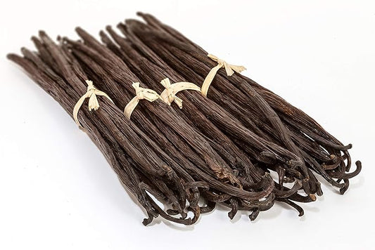 1/2 LB Organic Madagascar Vanilla Beans - Whole Extract Grade B Pods for Baking, Homemade Extract