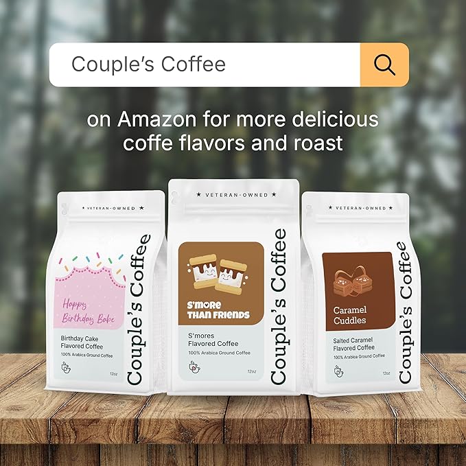 Couple?™s Coffee Ground Coffee | Gives Back to Military Families | S?™more Than Friends | Medium