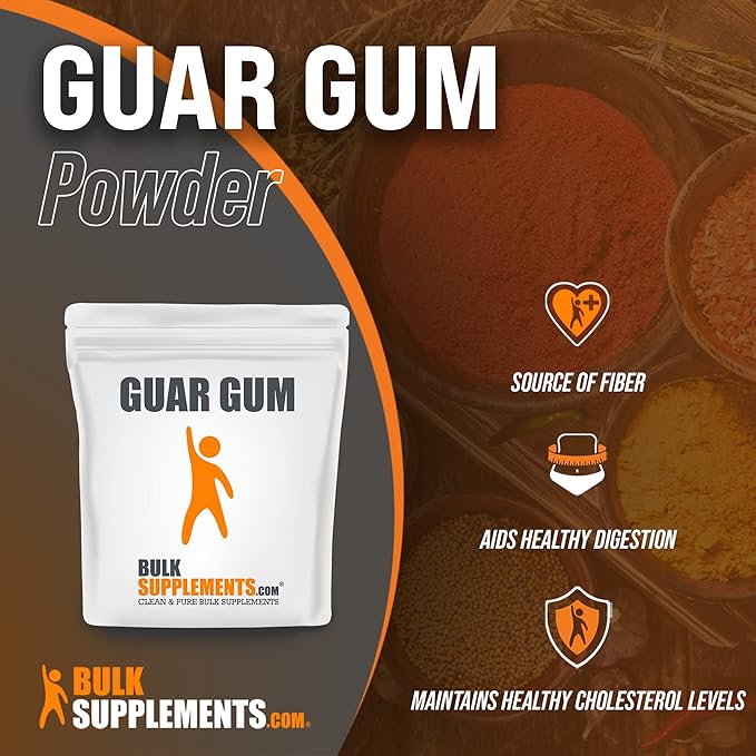 BulkSupplements.com Guar Gum Powder (5 Kilograms - 11 lbs)