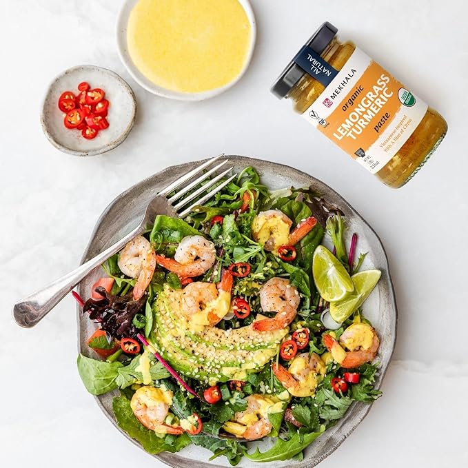 Mekhala Organic Lemongrass Turmeric Asian Cooking Paste. VEGAN. GLUTEN-FREE. NO ADDED SUGAR.