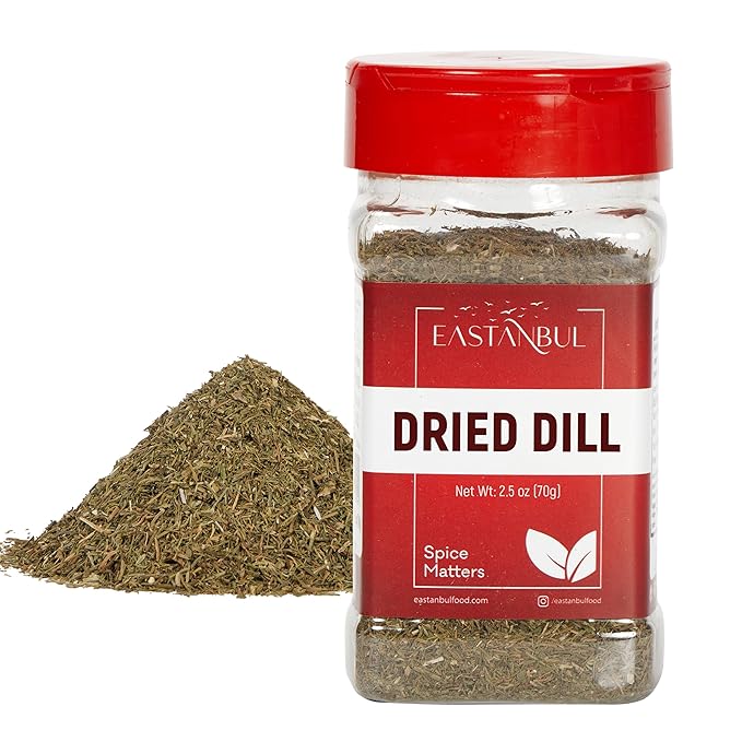 Eastanbul Dill Weed, 2.5oz Dried Dill Weed, Eneldo En Povlo, Pure, Freshly Cut, Sifted