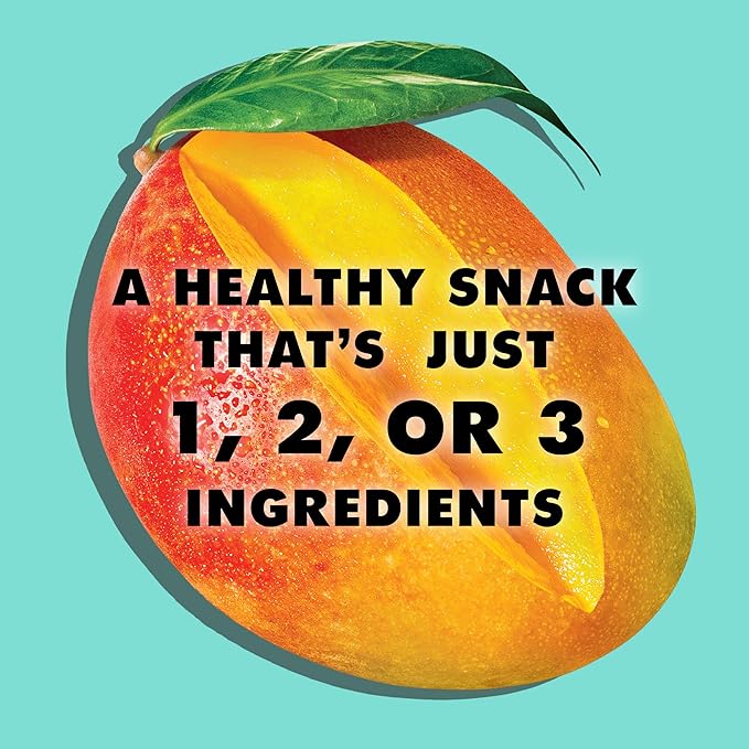 SOLELY - Organic Mango Blueberry Fruit Jerky - 12 Individually Wrapped Strips - Fruit Leather Made