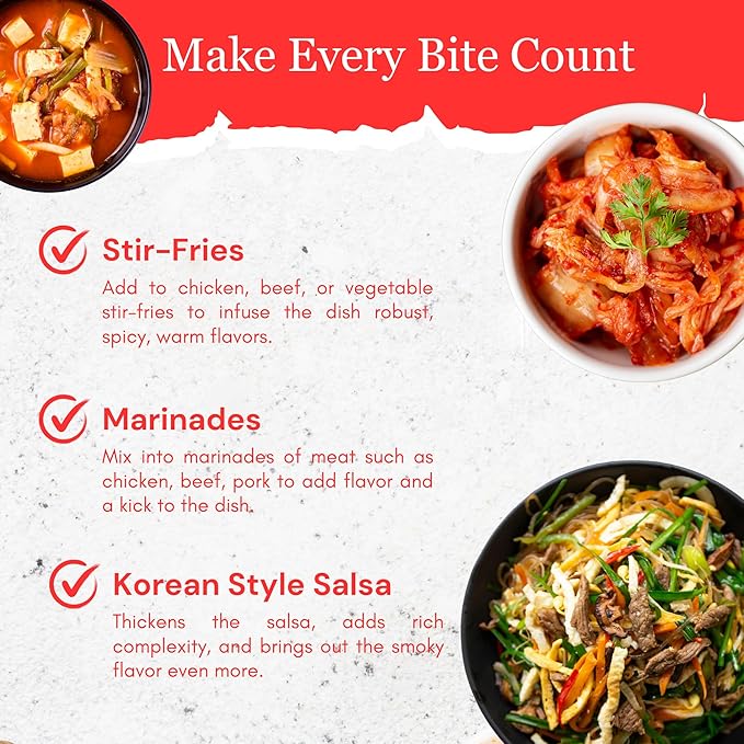 Byait Korean Whole Chili Peppers 5 Oz, Pure Red Chilies for Authentic Korean Cooking, Kimchi