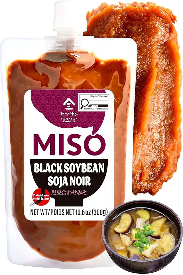YAMASAN KYOTO UJI Awase Miso Paste, Black bean, Handmade in Kyoto Japan
