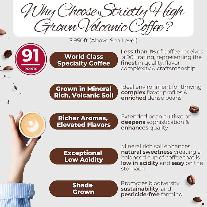 Specialty Volcanic Nicaraguan - The Santa Lucia Experience, Coffee Variety Pack - Light, Medium &