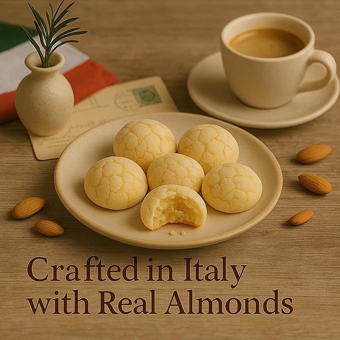 Andy Anand Gourmet Italian Amaretti Cookies | 20 Assorted Pieces, Chocolate, Peach, Orange, ...