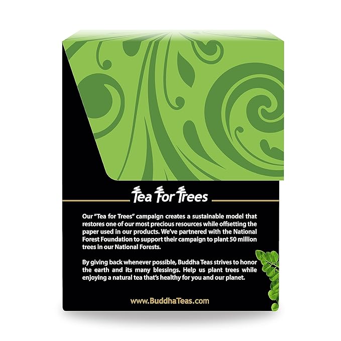 Buddha Teas - Moringa Tea - Herbal Tea - Source of Essential Vitamins & Minerals - Natural
