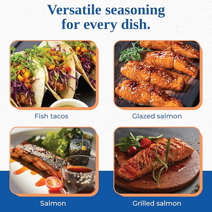 Chef Paul Magic Seasonings Blends Salmon Magic | Salmon Seasoning with Herbs & Spices | Seafood