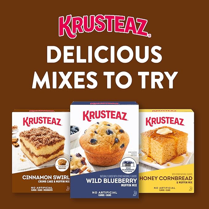 Krusteaz Chocolate Chunk Muffin Mix, With Real Chocolate, No Artificial Flavors or Preservatives