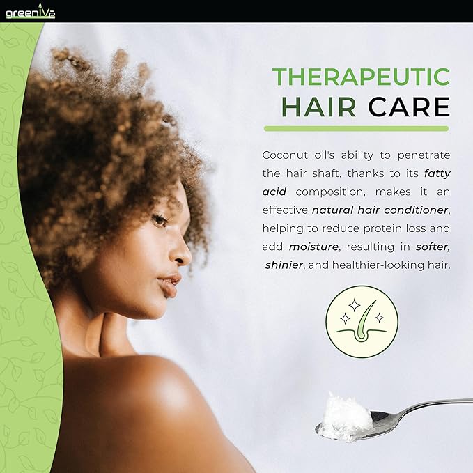 GreenIVe - 100% Pure Virgin Raw Coconut Oil - Organic - Pure - Virgin - Exclusively on Amazon (16