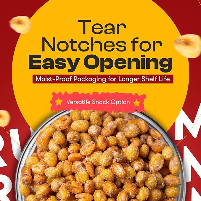 Three Amigos Corn Nuts Suger Free, 100% Vagan, Peanut Free Non-GMO (All Natural Ingredients)