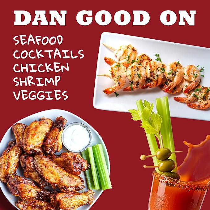 Dan-O's Outlaws Blackened Bloody Mary Seasoning, 9 oz Bottle, All Purpose Seasoning for Chicken