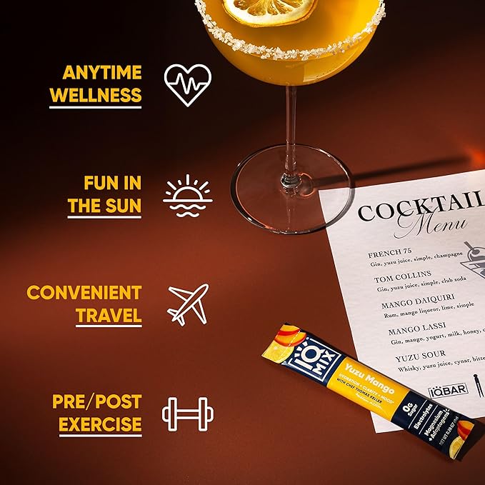 IQMIX x Chef Thomas Keller - Hydration Electrolyte Powder ??4-in-1 Formula for Hydration, Mental